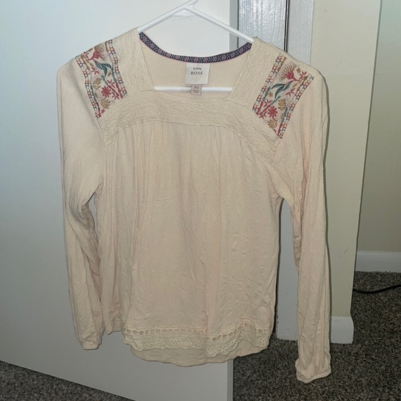 Knox Rose Tops - Knox Rose Boho Print Long Sleeve Blouse